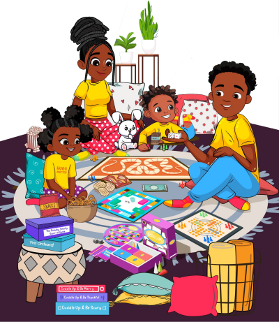 Cuddle Up with Laura, games night, family, parents, children
