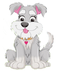 Cuddle Up with Laura, honey, pet dog, Schnauzer